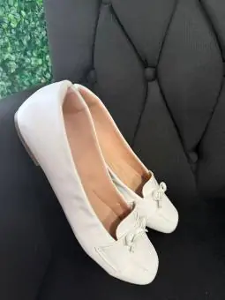 Sapatilha Croco Napa Branco